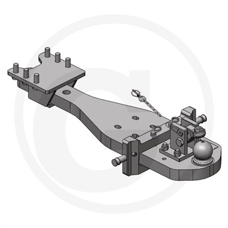 Płyta nośna K80 1070/270/50 3000kg Scharmüller 009603870-SET