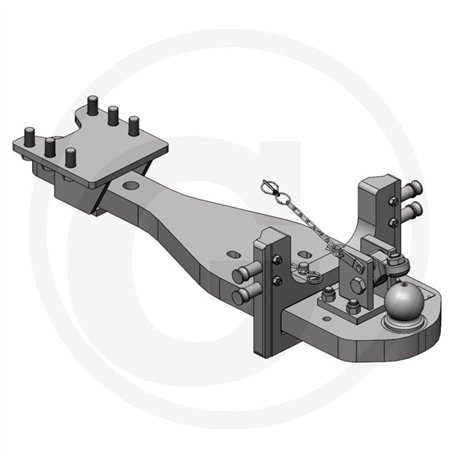 Płyta nośna K80 1070/270/50 3000kg Scharmüller 009603880