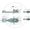 Płyta nośna K80 1070/270/50 3000kg Scharmüller 009603880