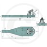 Płyta nośna K80 930/260/60 4000kg Scharmüller 009604450