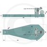 Płyta nośna K80 830/300/50 4000kg Scharmüller 009604510