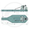 Płyta nośna K80 800/245/50 3000kg Scharmüller 009604522