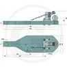 Płyta nośna K80 800/245/50 3000kg Scharmüller 009604560