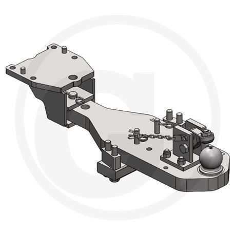 Płyta nośna K80 768/240/50 4000kg Scharmüller 009605210SETA02