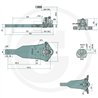 Płyta nośna K80 872/345/50 4000kg Scharmüller 009605240-A03