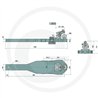 Płyta nośna K80 933/260/50 4000kg Scharmüller 009605650A02