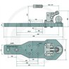 Płyta nośna K80 695/240/40 3000kg Scharmüller 009605932