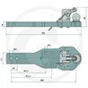 Płyta nośna K80 760/240/50 4000kg Scharmüller 009605940