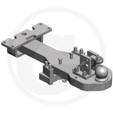 Płyta nośna K80 760/240/50 3000kg Scharmüller 009605941-SET1