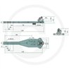 Płyta nośna K80 1338/345/50 4000kg Scharmüller 009605999