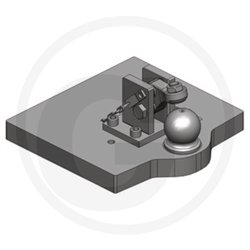 Płyta nośna K80 396/396/45 3000kg Scharmüller 009609000