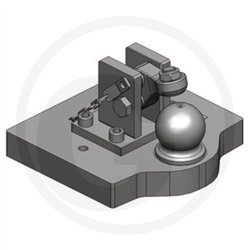 Płyta nośna K80 296/296/45 3000kg Scharmüller 009609100