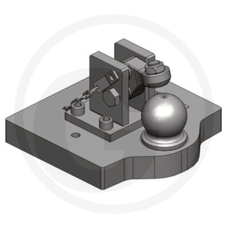 Płyta nośna K80 296/296/45 3000kg Scharmüller 009609100