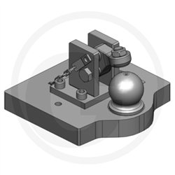 Płyta nośna Piton Fix 296/296/40 2000kg Scharmüller 009609110A01