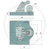 Płyta nośna Piton Fix 296/296/40 2000kg Scharmüller 009609110A01