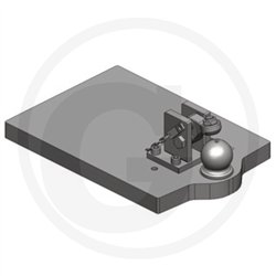 Płyta nośna K80 596/396/45 3000kg Scharmüller 009609200