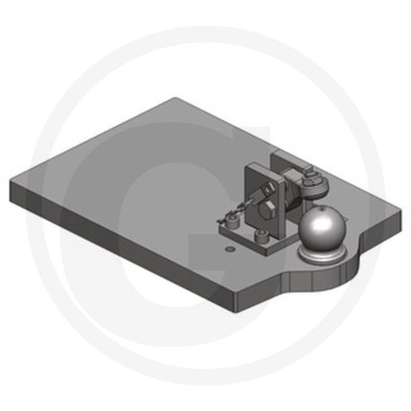 Płyta nośna K80 596/396/40 2000kg Scharmüller 009609210