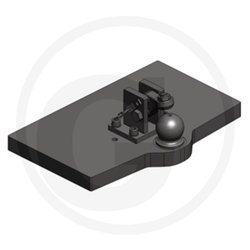 Płyta nośna K80 396/596/50 4000kg Scharmüller 009609220