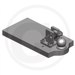 Płyta nośna K80 596/296/45 3000kg Scharmüller 009609300