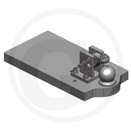 Płyta nośna K80 596/296/45 3000kg Scharmüller 009609300