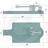 Płyta nośna Piton Fix 596/296/40 2000kg Scharmüller 009610310