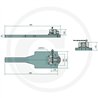 Płyta nośna Piton Fix 990/296/40 2000kg Scharmüller 009610410
