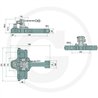 Płyta nośna Piton Fix 536/455/60 3000kg Scharmüller 009613211A11