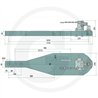 Płyta nośna Piton Fix 1110/280/60 3000kg Scharmüller 009613310A02
