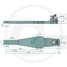 Płyta nośna K80 2290/350/70 4000kg Scharmüller 009643310
