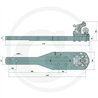 Płyta nośna K80 1142/240/60 4000kg Scharmüller 009643870