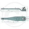 Płyta nośna K80 1477/260/50 3000kg Scharmüller 009644040A17