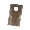 Nożyk kosiarki 95 x 55 x 4mm gat Ø 19mm