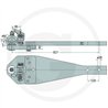 Płyta nośna K80 927/296/39 2800kg Rockinger RO825L0304C