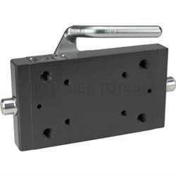 Płyta do prowadnicy  220/30/22mm - 140x80 M16 Scharmuller 11017424.A