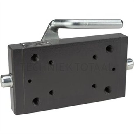 Płyta do prowadnicy  220/30/22mm - 140x80 M16 Scharmuller 11017424.A