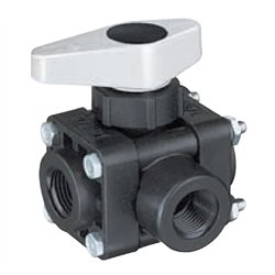 TeeJet AAB343M312PP Zawór 3-drożny 1/2" BSP żeński AA(B)343M-3-1/2-PP