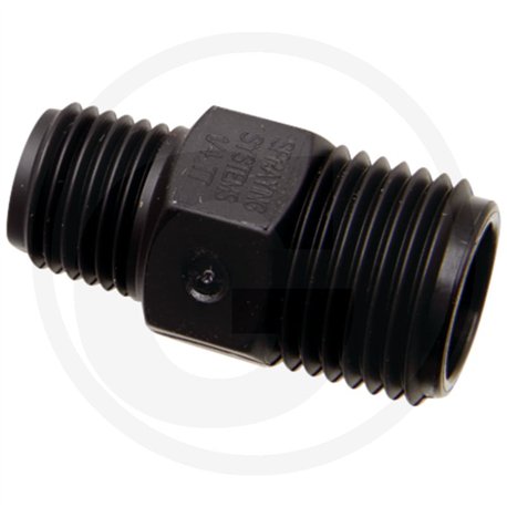TeeJet CP8028-NYB Korpus rozpylacza z nylonu, typ TT Przyłącze wlotowe z BSPT 1/4 "(z gwintem zewnętrznym)