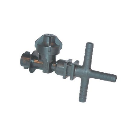 TeeJet 19351-213-406-NYB Einfach-Düsenhalter Schlauch-Ø 10mm für Schlauchanschluss inkl. Endstück ChemSaver® Membranrückschlagve