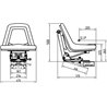 Fotel mechaniczny SC 74111 PCV