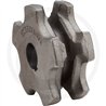 Koło łańcuchowe gniazdowe 12x42 Z5 Ø155/40