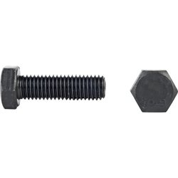 Śruba M12x35 kl.10.9, SW19 cały gwint, czarna (szt) M12x1,75x35