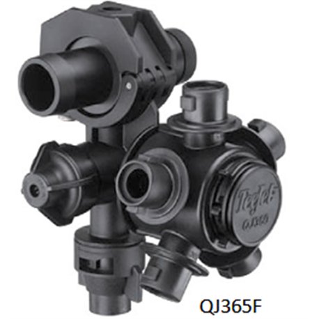 Korpus QJ365F-1000-2-NYB TeeJet 5 plus 1 do węża 1" przelotowy