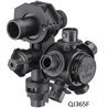 Korpus QJ365F-1000-2-NYB TeeJet 5 plus 1 do węża 1" przelotowy