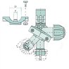 Korpus 24216A TeeJet potrójny do rury 3/4" przyłącze F 9,5mm
