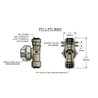 Korpus QJ114430 TeeJet do węża 1/4"(6,35mm), 5PSI
