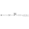 Zasilacz Matrix Cobo 3 pin. wtyczka, 2,35m, TeeJet 45-05867