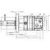 Silnik 400 cm³/obr OMS 11kW 190obr/min fi 32mm 