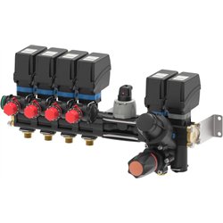 Zespół sterujący kpl. 4 sekcyjny 150L 40 bar