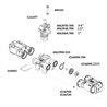 Korpus rozpylacza 4-krotny do rury 26,4mm (3/4") z przyłączem 10mm, do nakrętki bagnetowej