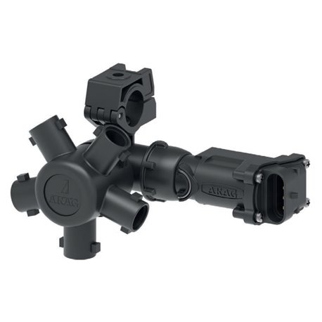 Korpus rozpylacza Arag 4064T94A2 Seletron 5-krotny do rury 22 z przyłączem 10mm sterowany elektrycznie